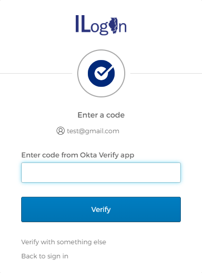 Respond to MFA--Okta Verify page, code hidden